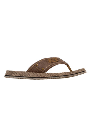Rjave japonke s trakom iz blaga Skechers Quill Sea Side