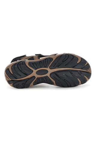 Rjavi sandali z nastavljivim zapenjanjem Goodyear GY31048