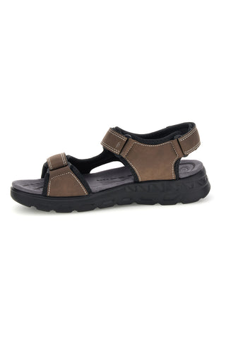 Jerpoint M8804 rjavi sandali z nastavljivimi naramnicami