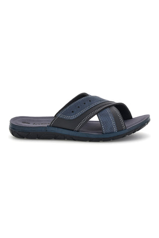 Ciabatte blu con fasce incrociate Inblu 14 VT