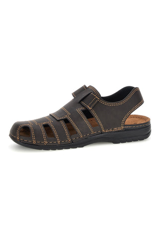 Sandali marroni con tomaia chiusa Inblu 3522