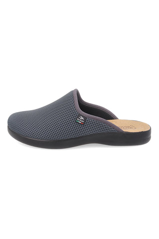Antracitni copati z anatomskim nedrsečim podplatom Fly Flot 90P70118FB