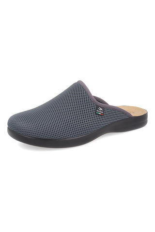Antracitni copati z anatomskim nedrsečim podplatom Fly Flot 90P70118FB