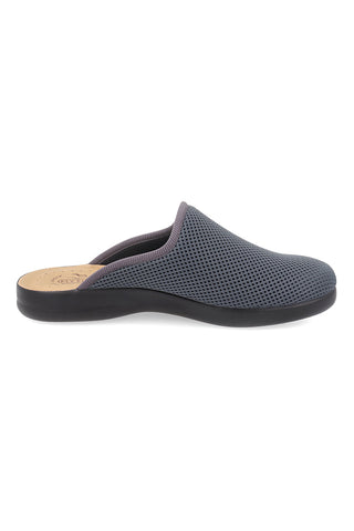 Antracitni copati z anatomskim nedrsečim podplatom Fly Flot 90P70118FB