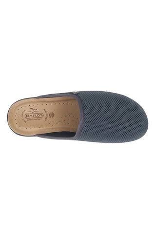 Antracitni copati z anatomskim nedrsečim podplatom Fly Flot 90P70118FB