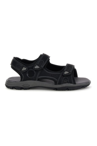 Črni sandali z velcro trakovi Jerpoint CN6