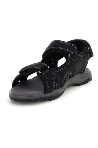 Črni sandali z velcro trakovi Jerpoint CN6