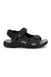 Črni sandali z velcro trakovi Jerpoint CN20