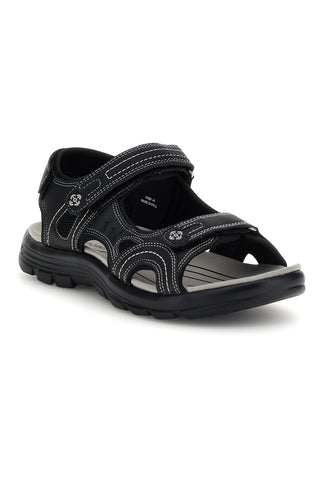 Črni sandali z velcro trakovi Jerpoint CN20
