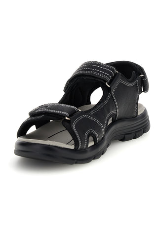 Črni sandali z velcro trakovi Jerpoint CN20