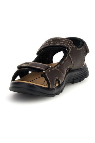 Rjavi sandali z velcro trakovi Jerpoint CN20