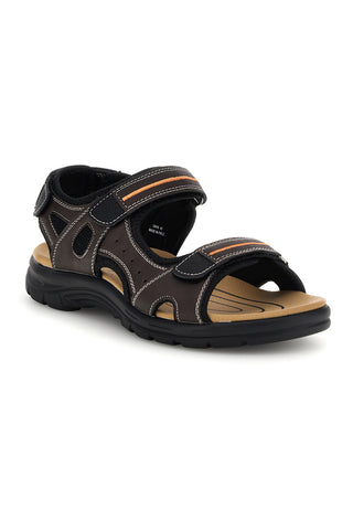 Rjavi sandali z velcro trakovi Jerpoint CN15