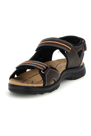 Rjavi sandali z velcro trakovi Jerpoint CN15