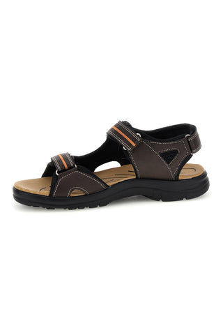 Rjavi sandali z velcro trakovi Jerpoint CN15