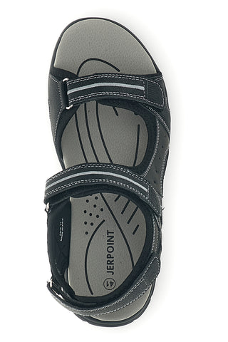 Sivi sandali z velcro trakovi Jerpoint CN15