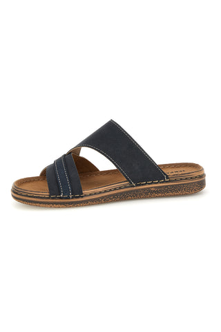 Modri usnjeni copati Jerpoint 10104BESY