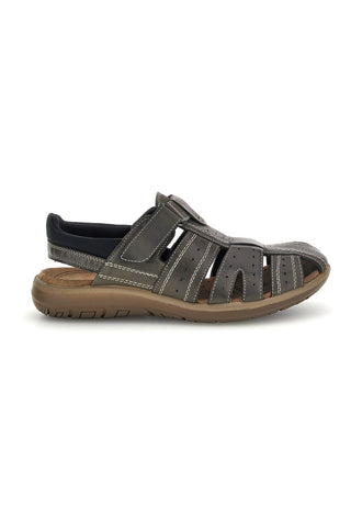 Sivi sandali z velcro trakom Fly dinamic FD29