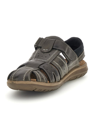 Sivi sandali z velcro trakom Fly dinamic FD29