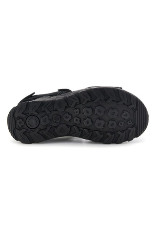 Modri sandali iz pravega usnja z velcro zaponkami Fly dynamic FD10