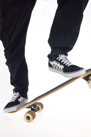 Črni in beli športni copati Vans Filmore Decon