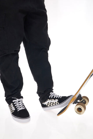 Črni in beli športni copati Vans Filmore Decon