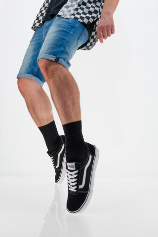 Sneakers Vans Ward beli/črni