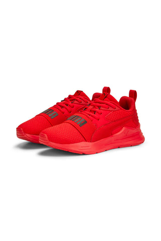 Superge Puma Wired Run Pure JR rdeče