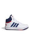 Košarkarske čevlje Adidas Hoops Mid 3 K bele in modre