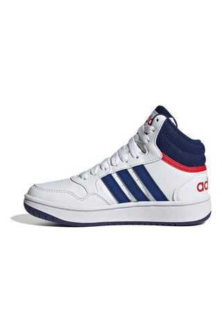 Košarkarske čevlje Adidas Hoops Mid 3 K bele in modre
