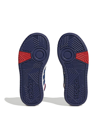 Košarkarske čevlje Adidas Hoops Mid 3 K bele in modre
