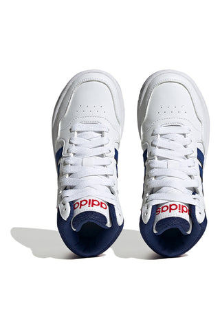 Košarkarske čevlje Adidas Hoops Mid 3 K bele in modre