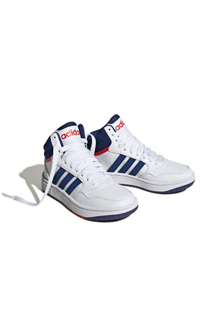 Košarkarske čevlje Adidas Hoops Mid 3 K bele in modre