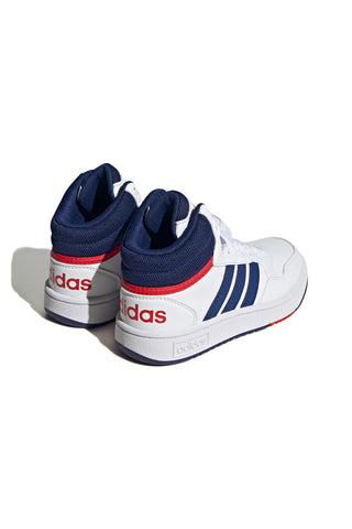 Košarkarske čevlje Adidas Hoops Mid 3 K bele in modre