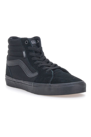 Črni superge Mid Cut Vans Filmore Hi
