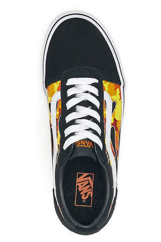 Črni supergi Vans Ward Flame Camo