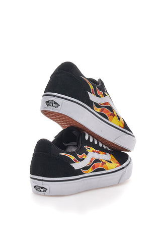 Črni supergi Vans Ward Flame Camo