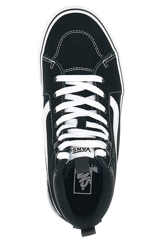 Črni in beli superge Mid Cut Vans Filmore Hi Van