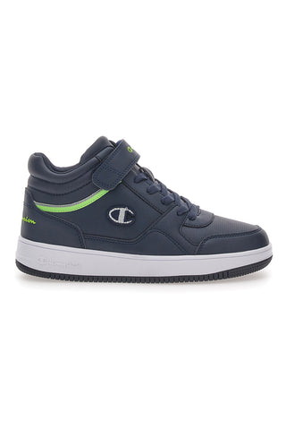 Sneakers Mid-Cut Blu Champion Rebound Mid B Gs