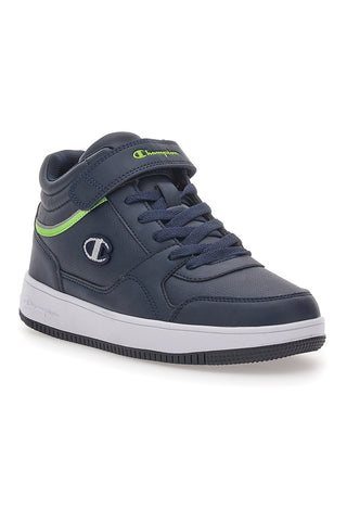 Sneakers Mid-Cut Blu Champion Rebound Mid B Gs