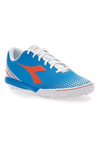 Nogometni čevlji za umetno travo, modri z oranžnim logotipom  Diadora Pichichi 6 Tfr