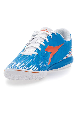 Nogometni čevlji za umetno travo, modri z oranžnim logotipom  Diadora Pichichi 6 Tfr