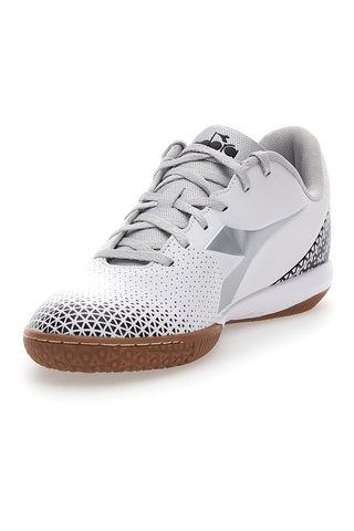 Bele čevlje za dvoranski nogomet z logotipom Silver Diadora Pichichi 6 Idr