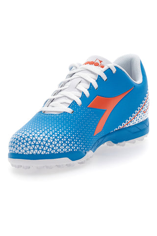 Modri nogometni čevlji z oranžnim logotipom Diadora Pichichi 6 Tf Jr
