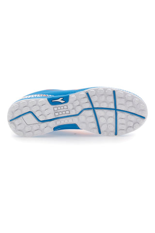 Modri nogometni čevlji z oranžnim logotipom Diadora Pichichi 6 Tf Jr