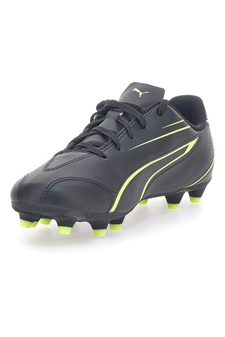 Črni nogometni čevlji za fante Puma Vitoria FG/AG Jr
