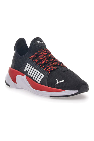 Črni in rdeči športni copati Puma Softride Premier Slip-On JR