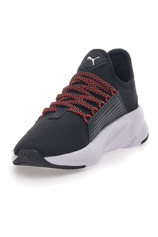 Črni in rdeči športni copati Puma Softride Premier Slip-On JR