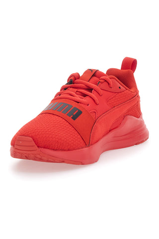 Rdeče superge z mrežastim zgornjim delom Puma Wired Run Pure Jr