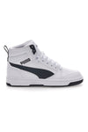 Bele in črne superge Puma Rebound V6 Mid Jr
