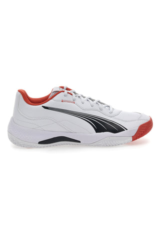 Beli in rdeči moški čevlji za padel Puma Nova Smash
